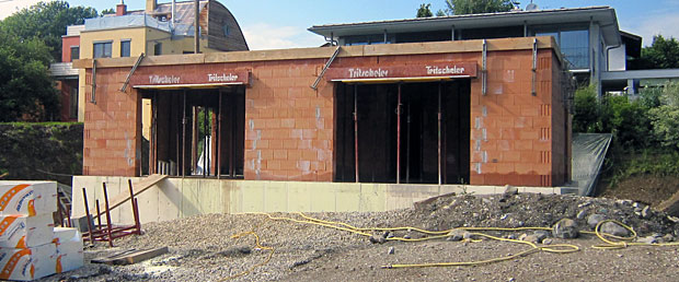 Hochwasser und Erdgeschoß